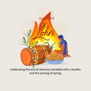 Happy Lohri hd images poster banner status and hd photos